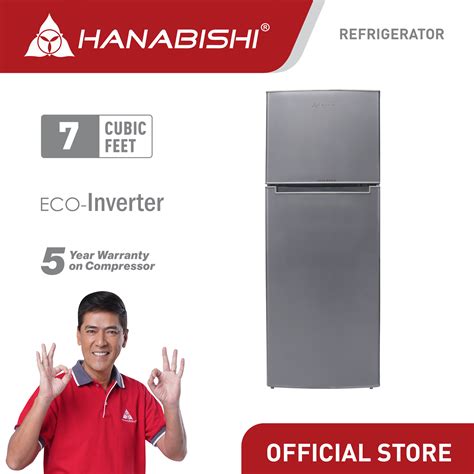 Hanabishi Doubled Door Inverter Refrigerator HADDREF70DCINV.
